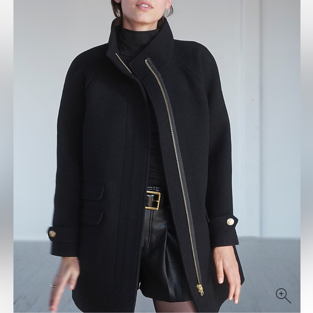 J. Crew Toscana coat in Italian stadium-cloth wool blend